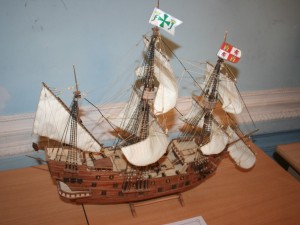 Модель корабля, Класс С-8. Галеон «Сан-Хуан», масштаб 1:90, Ильгам Шакиров, г. Уфа.