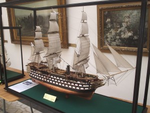 Фоторепортаж по модели линейного корабля 