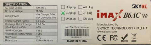 Обзор зарядного устройства SkyRC iMAX B6 AC V2