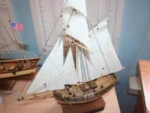 Модель корабля, Класс С-1(Ю). Куттер 1776г., масштаб 1:65, Максим Книга, г. Калининград.